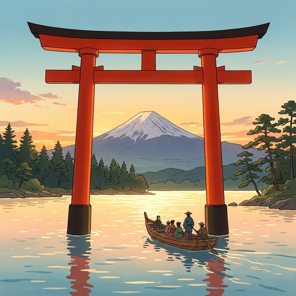 富士を望む海辺の古社、稲毛浅間神社の謎と魅力を紐解く